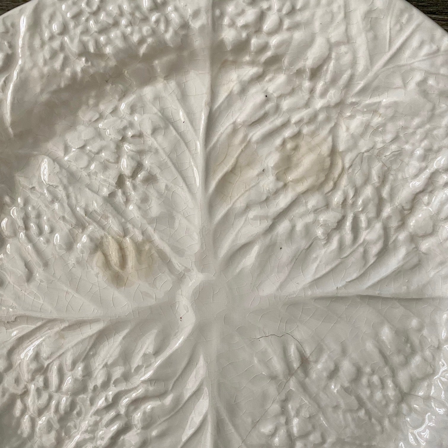 SET 12 VINTAGE CASA PUPO SECLA WHITE CABBAGE SIDE PLATES