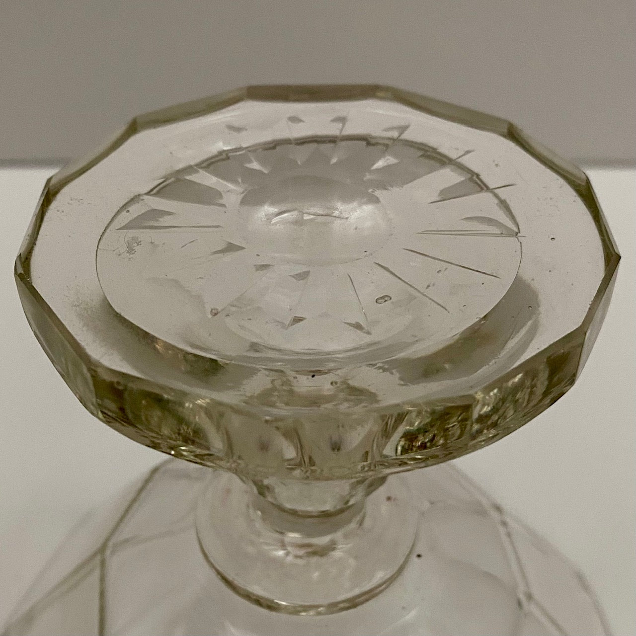 Pair French Glass Bon Bon Dishes  720