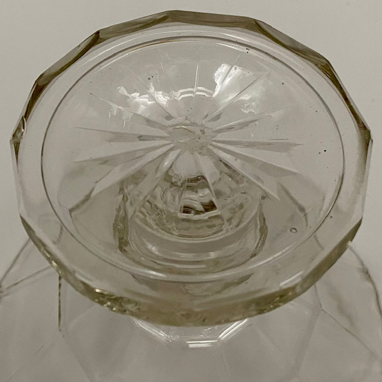 Pair French Glass Bon Bon Dishes  720