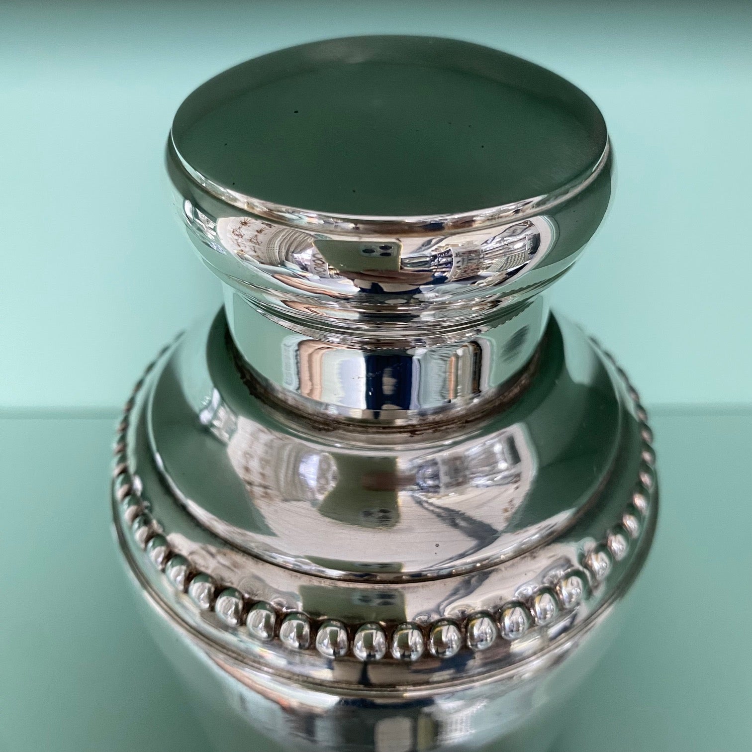 Elegant Silver Plated Cocktail Shaker  H107