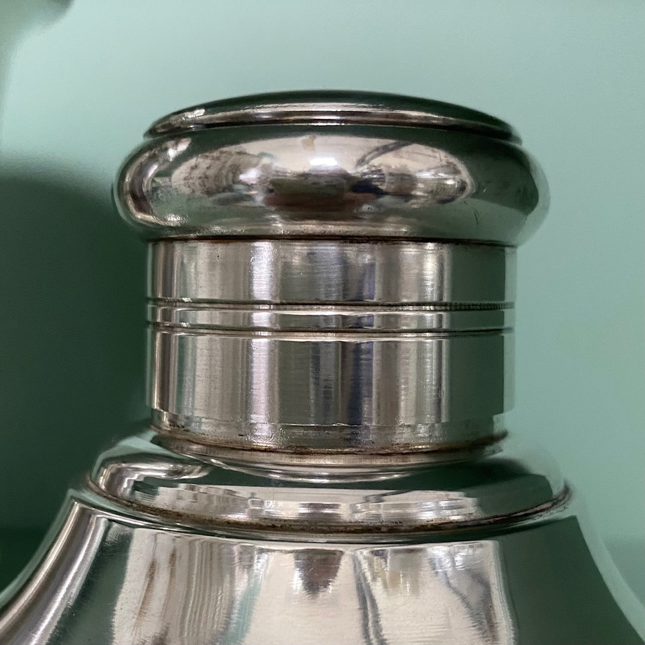 Large Bulbous French Silver Plated Cocktail Shaker  G194