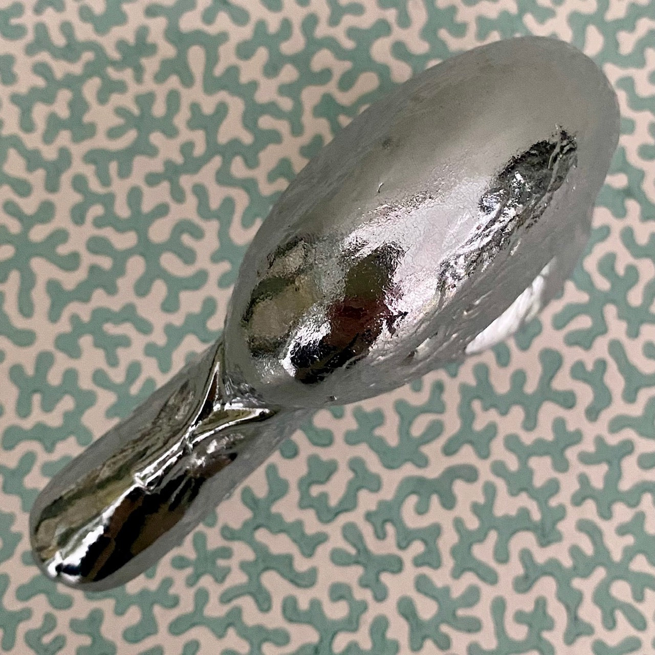 Vintage Silvered Metal Ducky Bottle Opener  B142