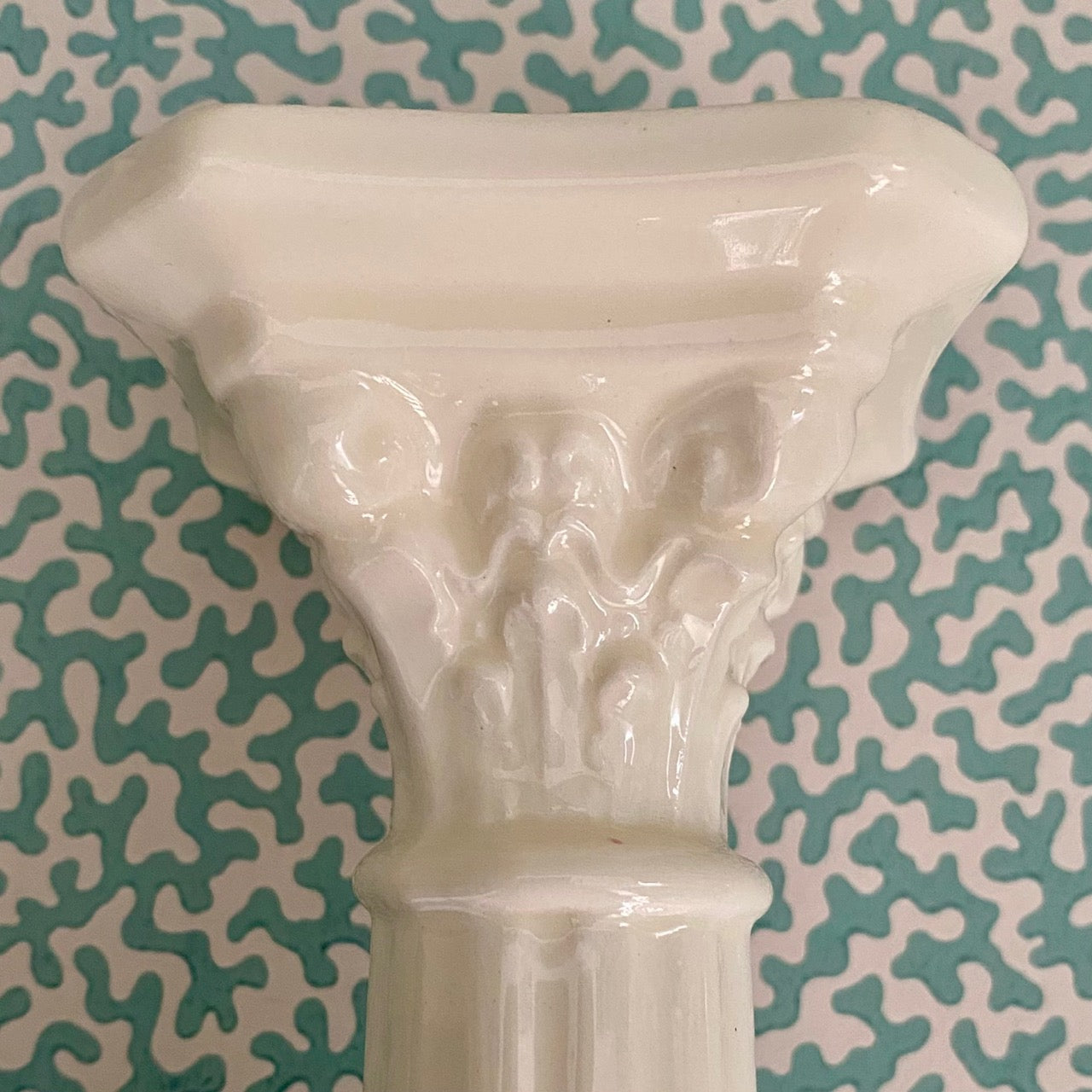 Pair Vintage Royal Creamware Candlesticks  C143