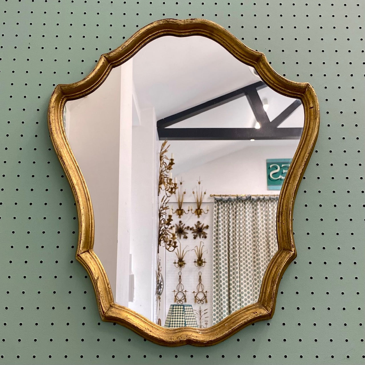 Pretty French Gilt Mirror  W56