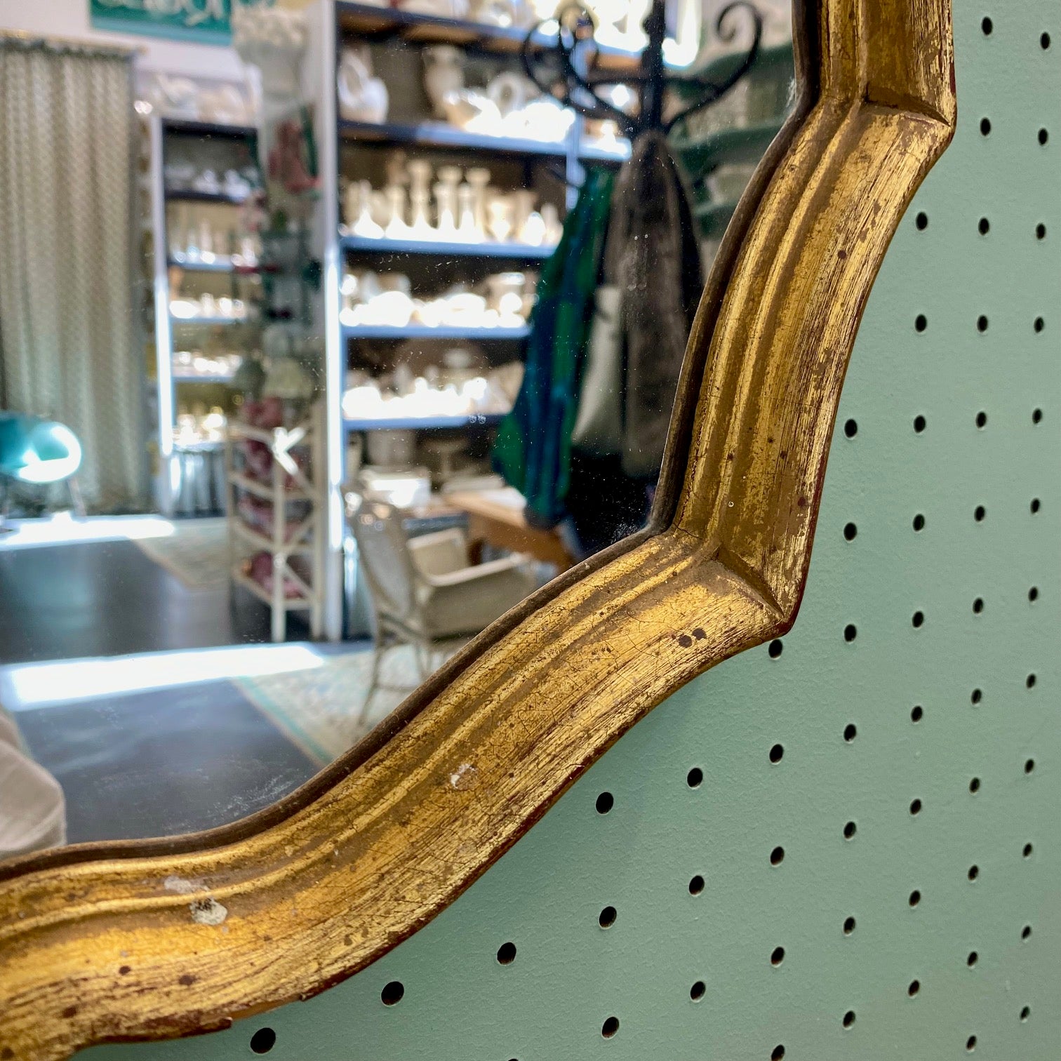 Pretty French Gilt Mirror  W56