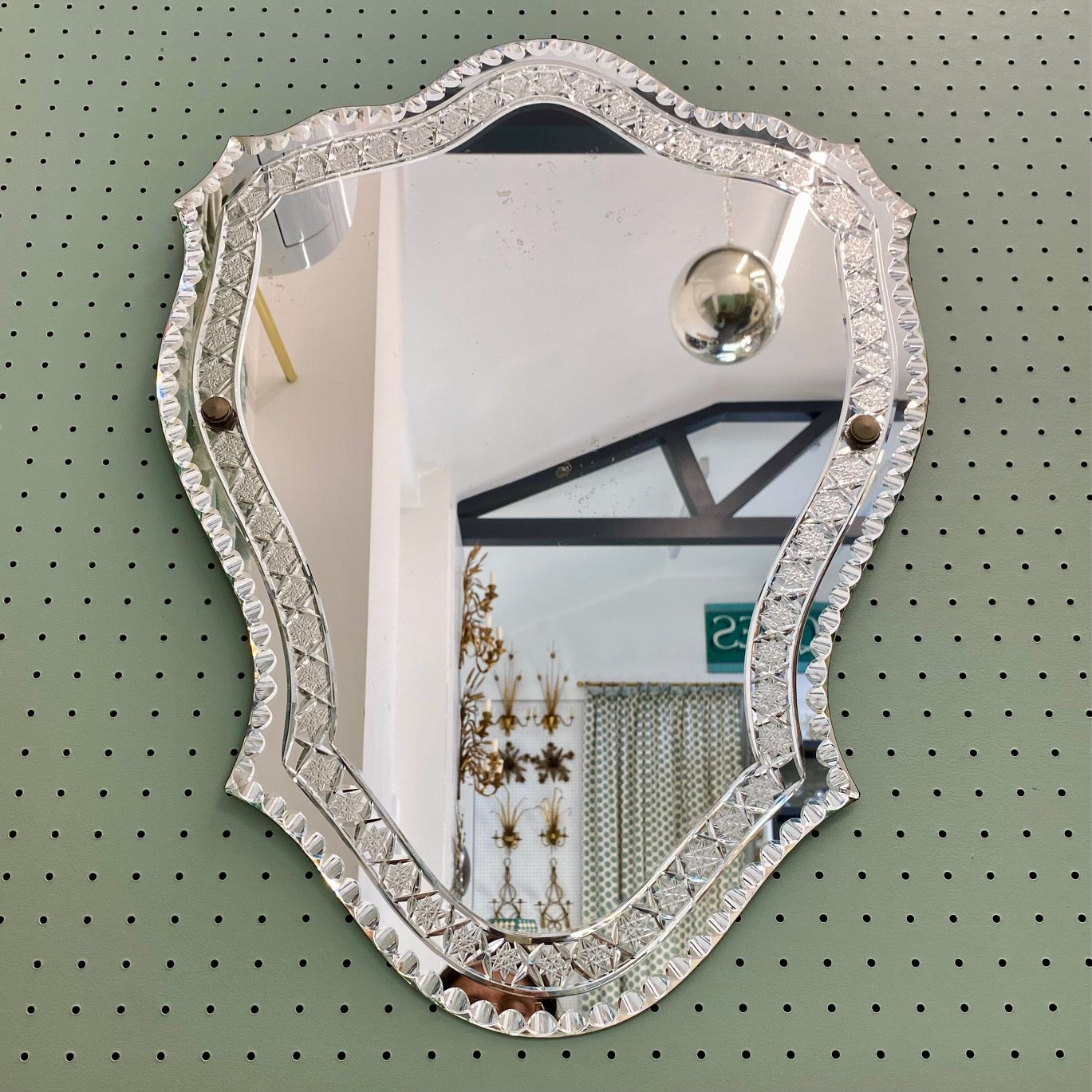 Beautiful Venetian Mirror  H130