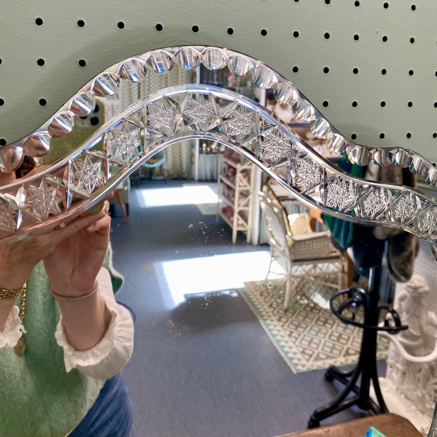 Beautiful Venetian Mirror  H130