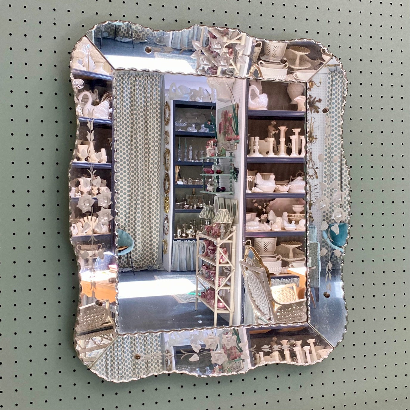 French Art Deco Mirror  H133