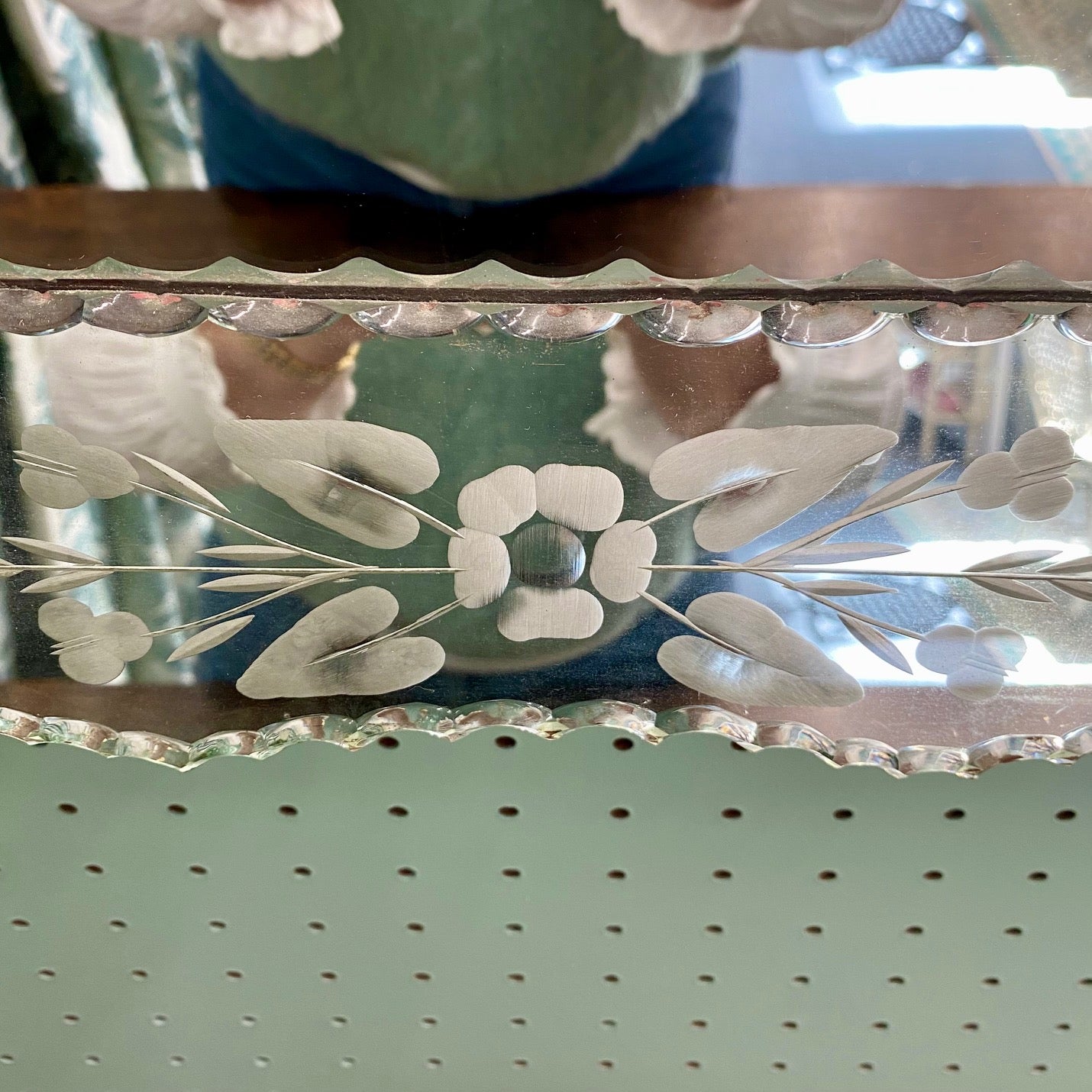 French Art Deco Mirror  H132