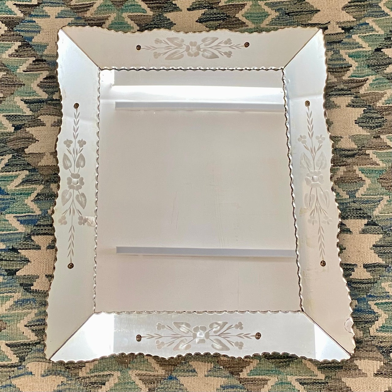 French Art Deco Mirror  H132