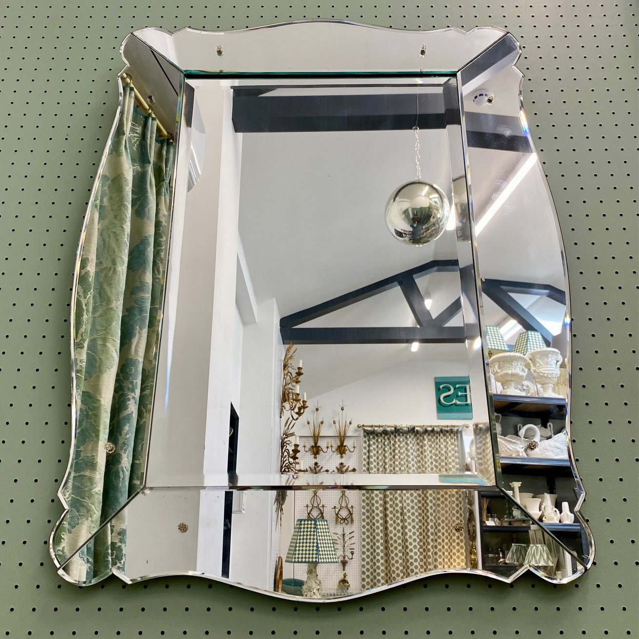French Art Deco Mirror  H139