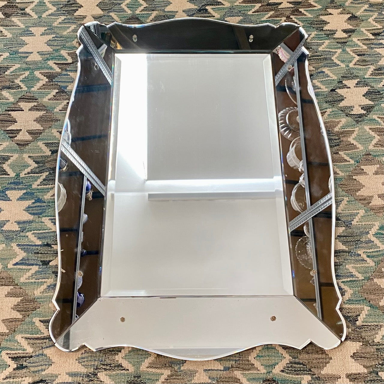 French Art Deco Mirror  H139
