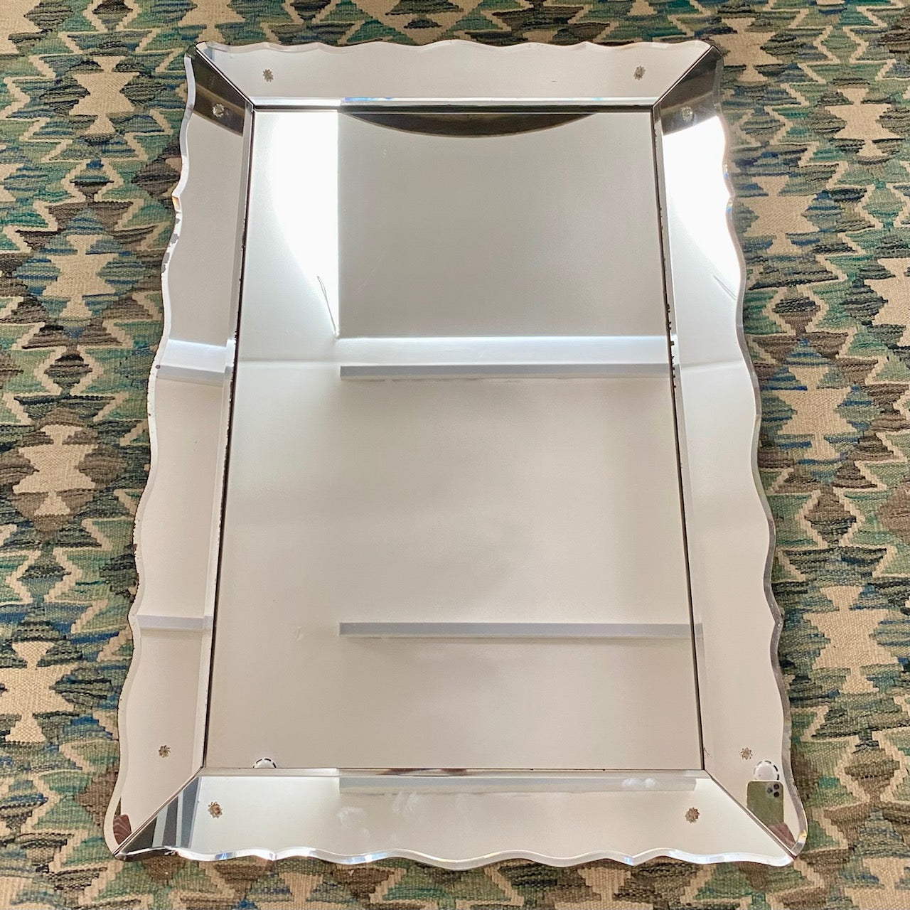Large French Art Deco Mirror  H140
