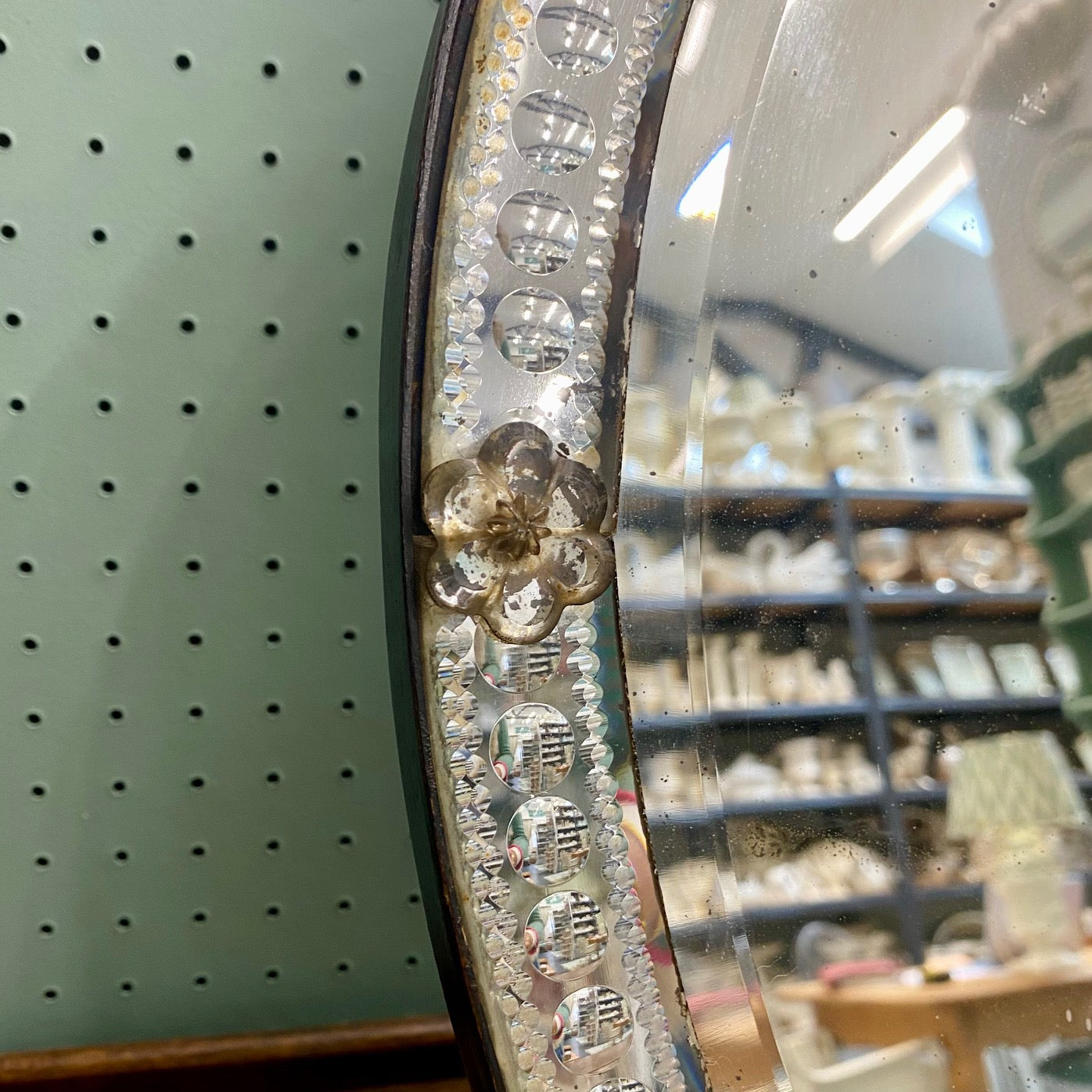 Oval Venetian Dressing Table Mirror  H141