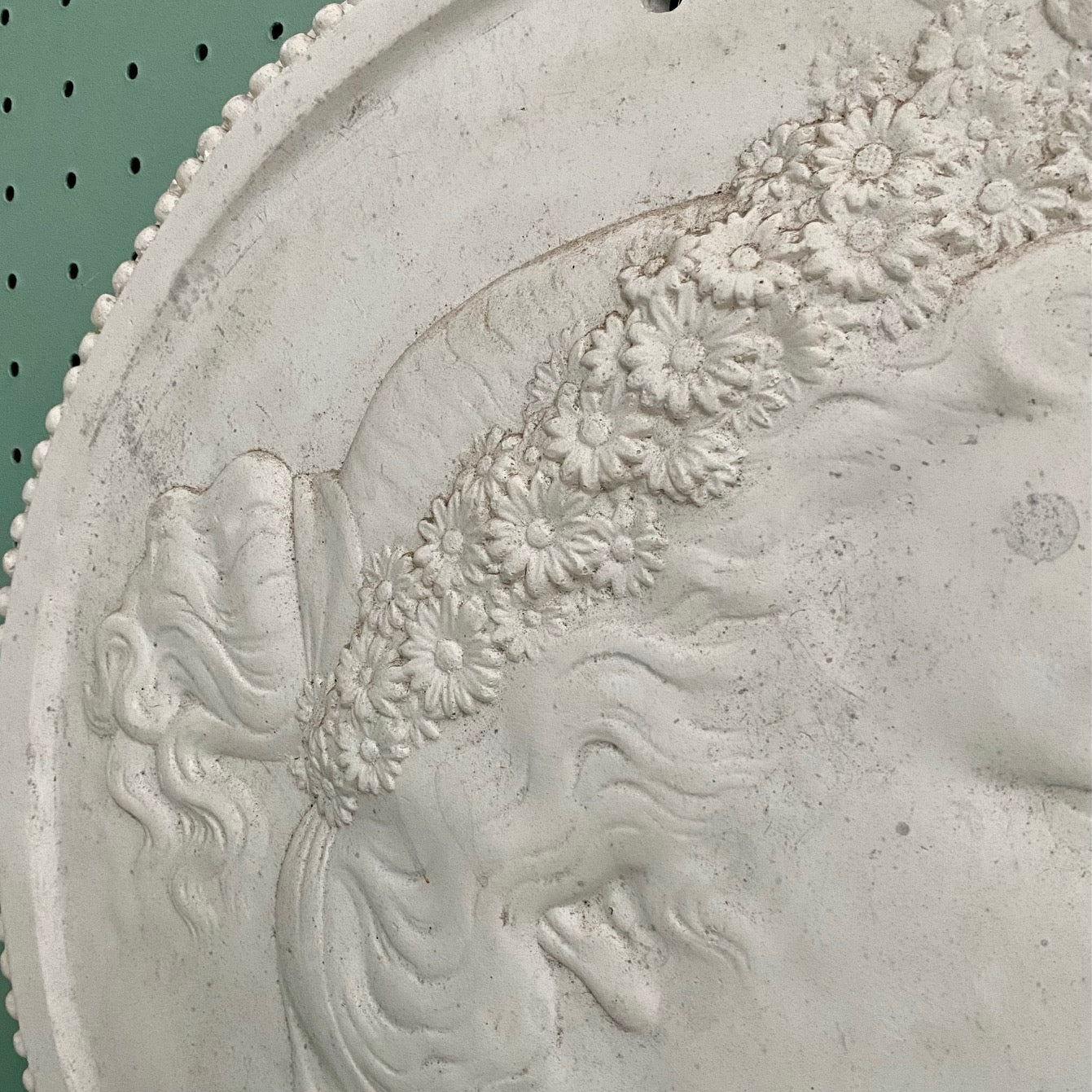 Set of Four LARGE Seasons Plaster Plaques  F144