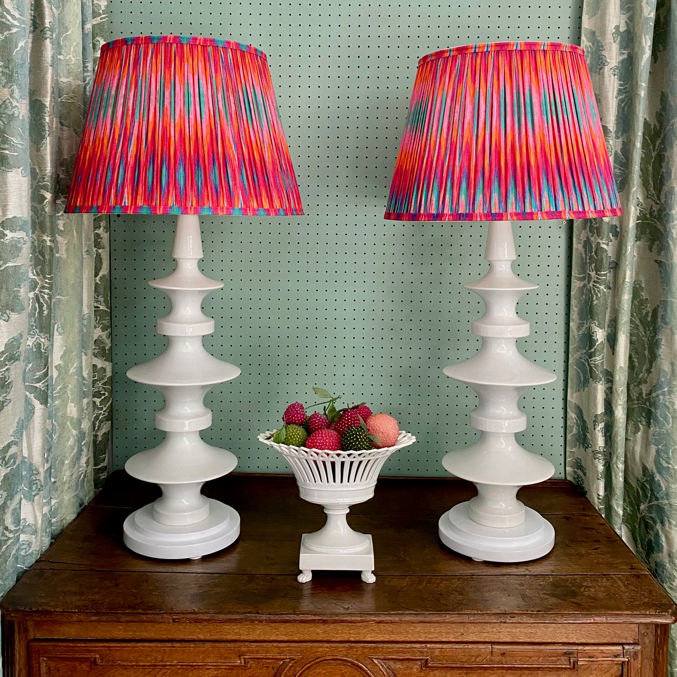 HUGE White Margrit Linck Lamps  F17
