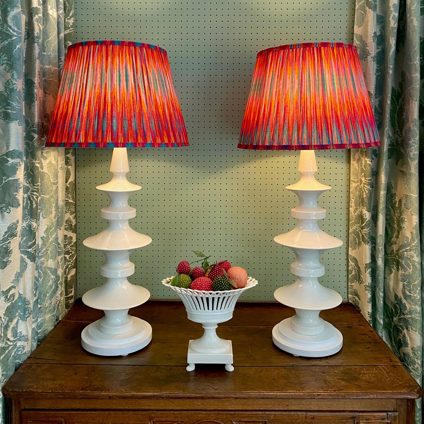 HUGE White Margrit Linck Lamps  F17