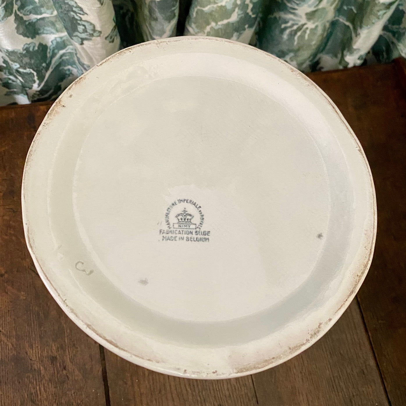 HUGE White Ironstone Belgian Water Jug  H154