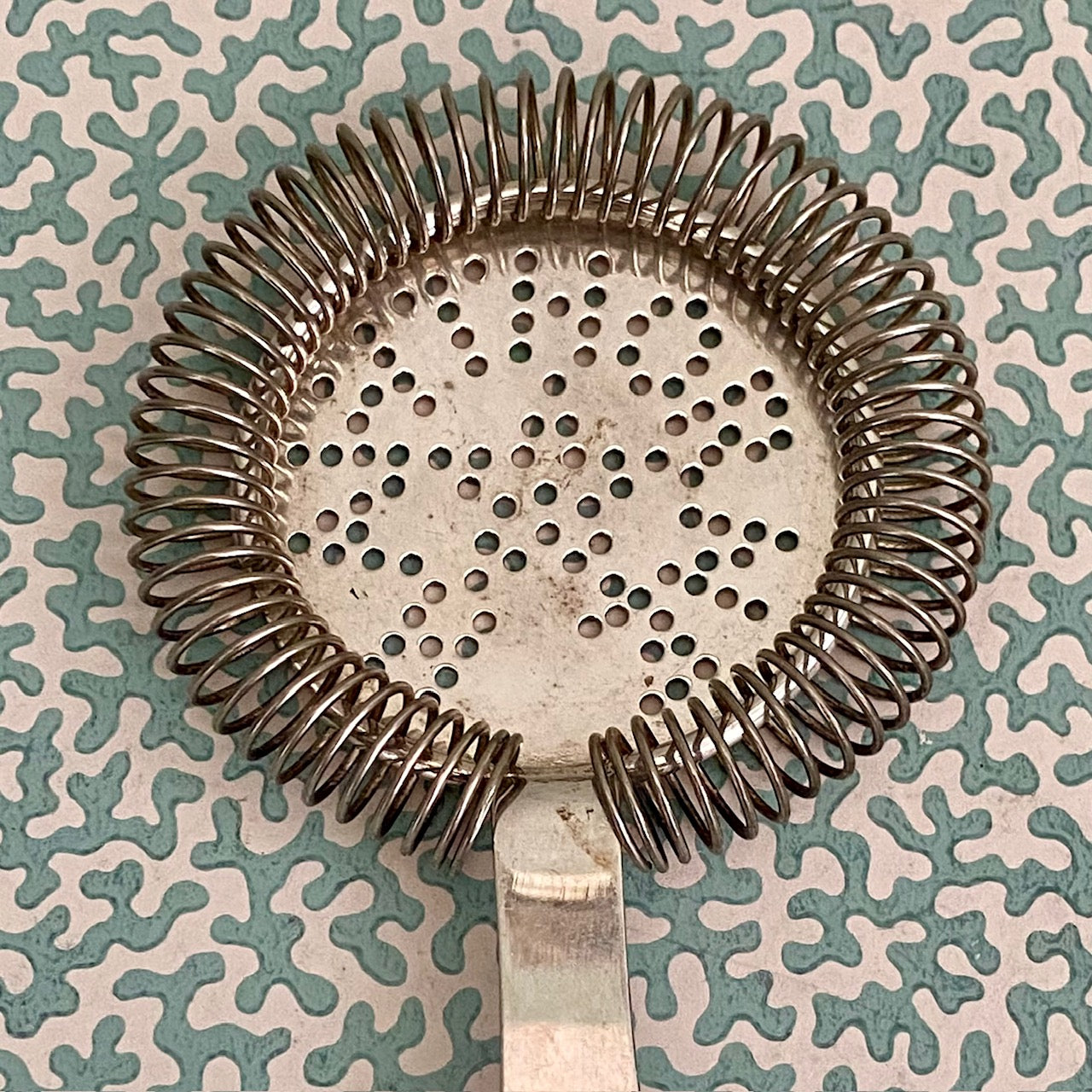 Art Deco Silver Plated Hawthorne Cocktail Strainer  G110