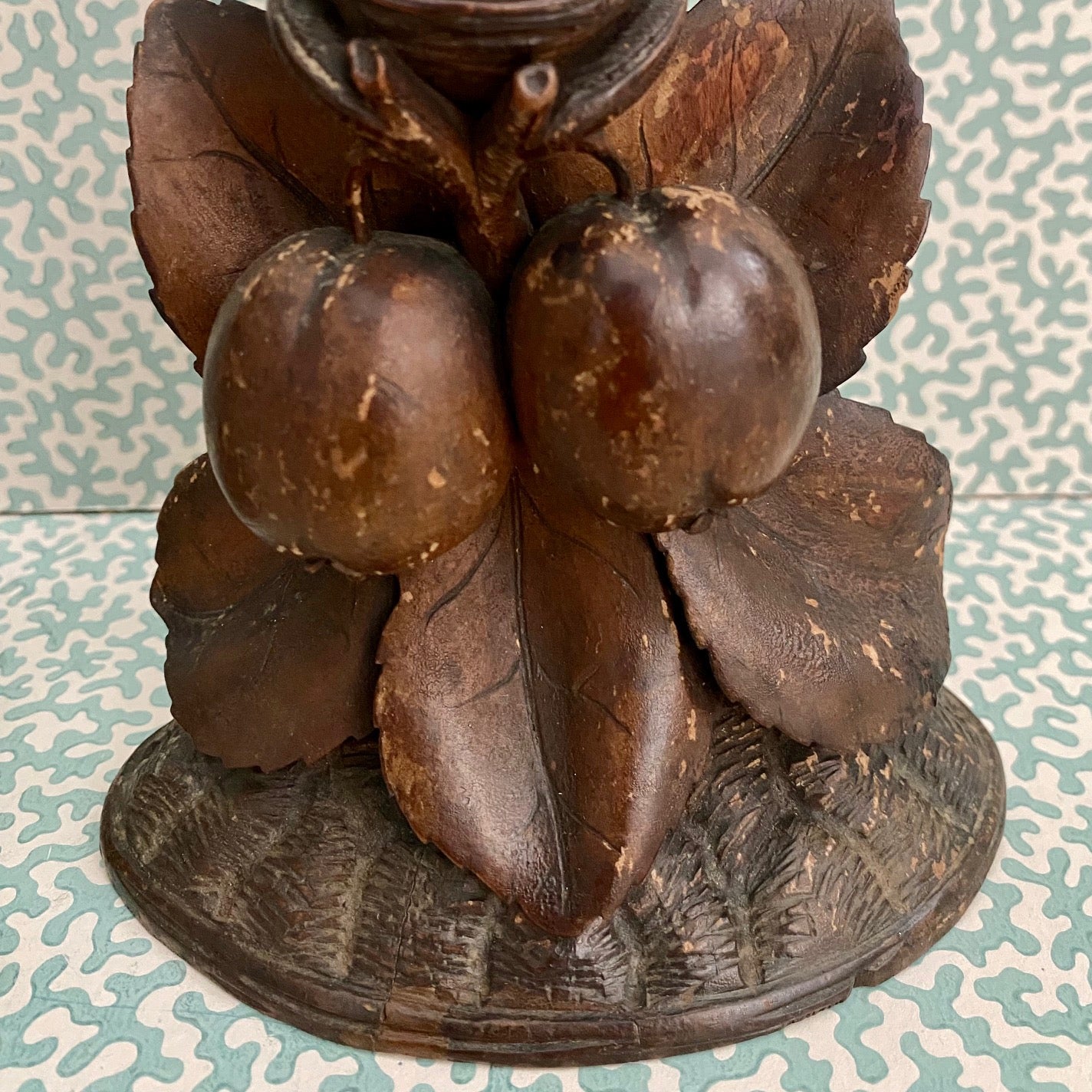 Pair Black Forrest Candlesticks c.1880 E125