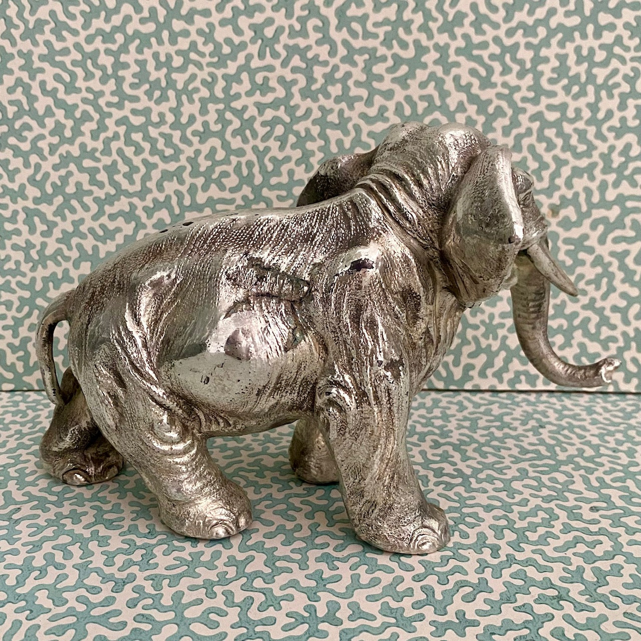 Vintage Silver Plated Indian Elephant  B67