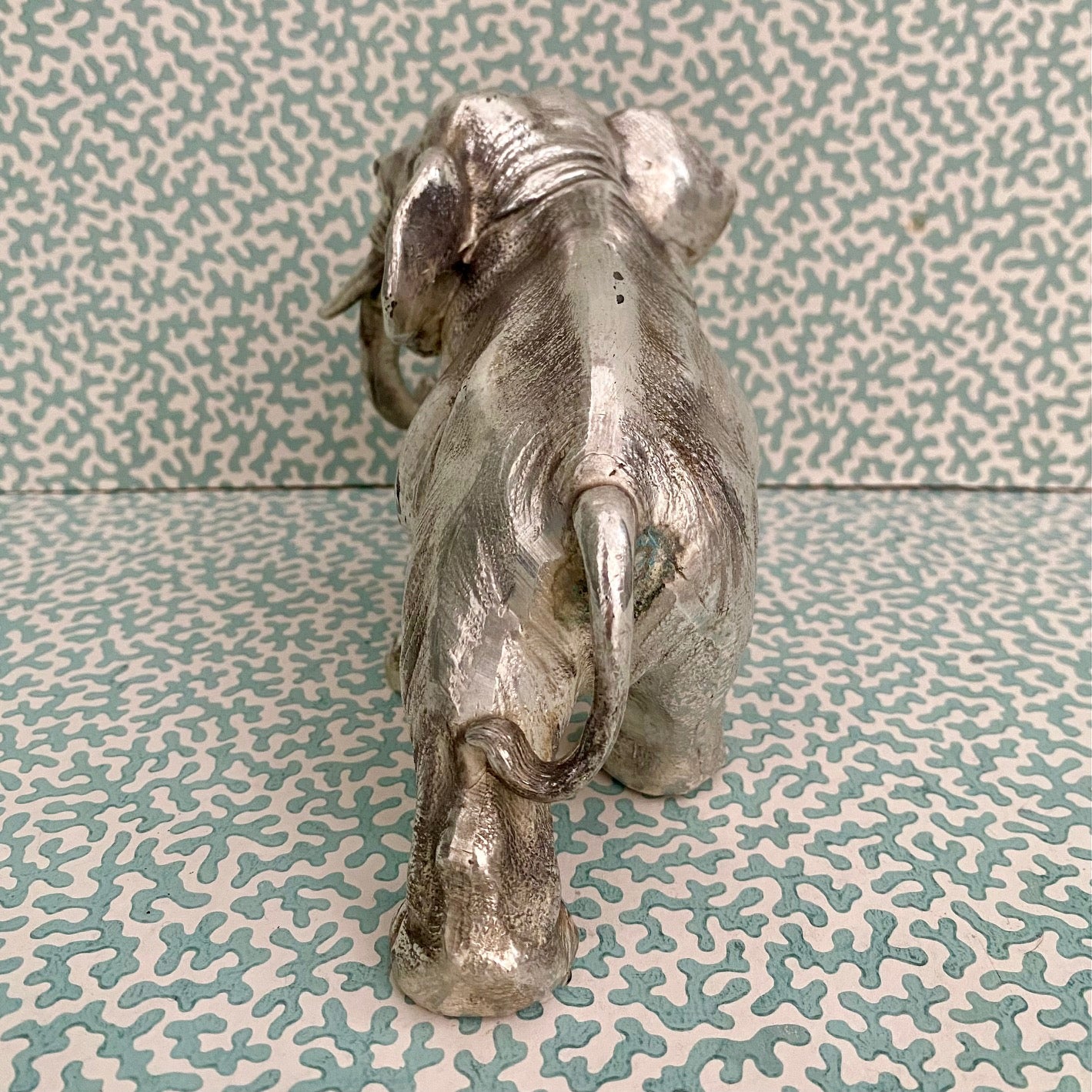Vintage Silver Plated Indian Elephant  B67