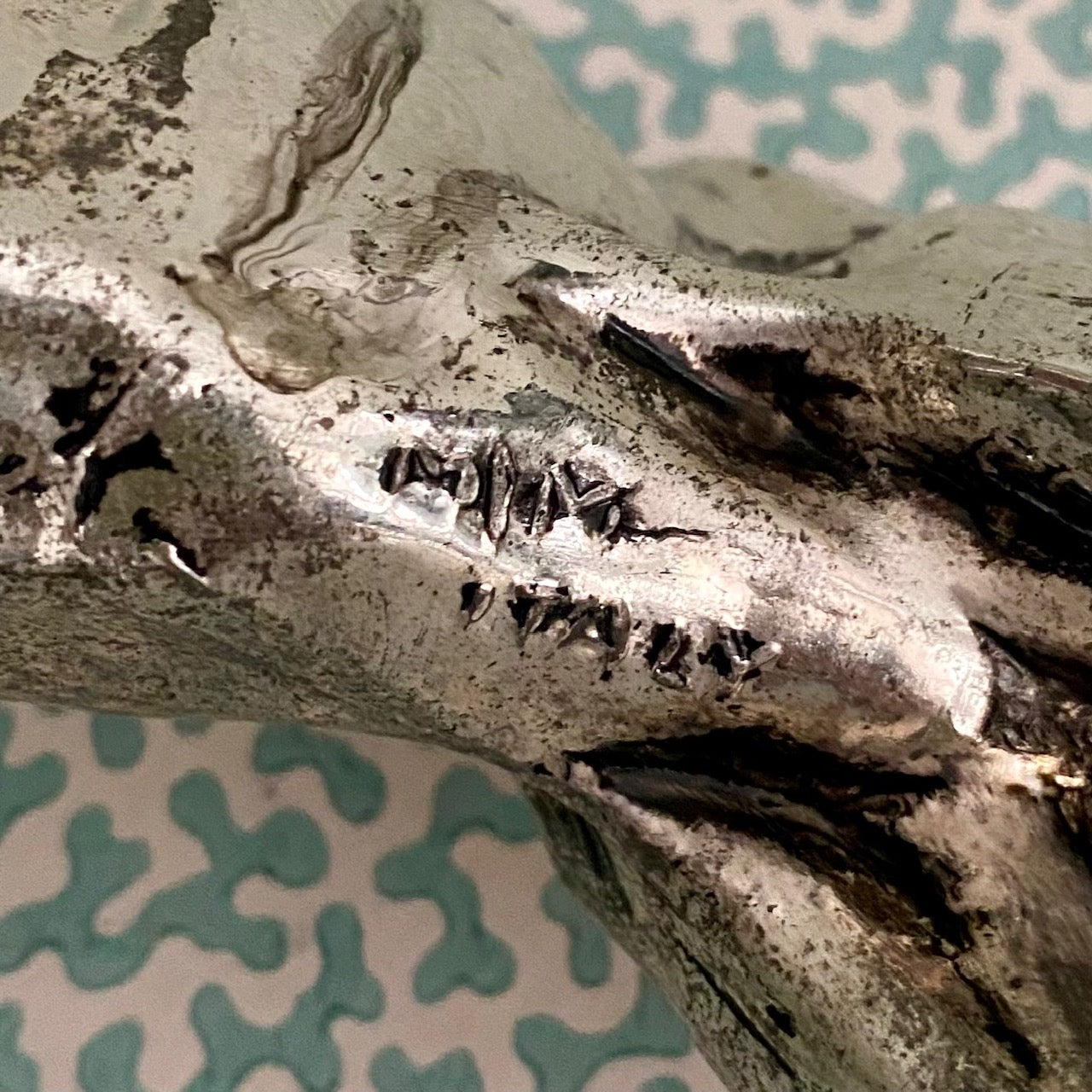 Mauro Manetti Silver Plated Wolf  K58