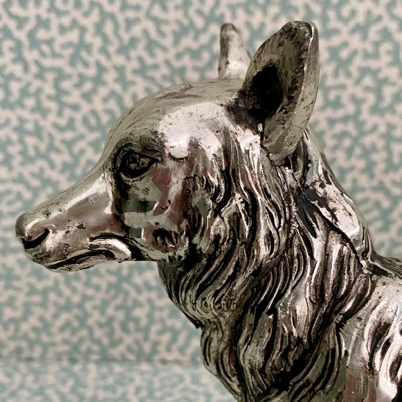 Mauro Manetti Silver Plated Wolf  K58