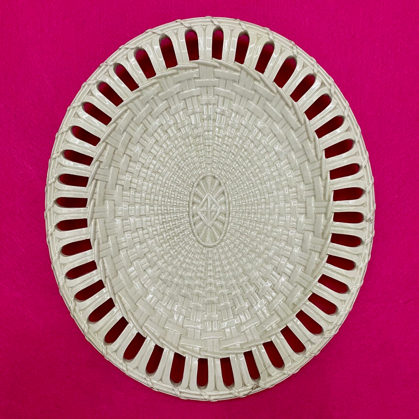 Antique Leeds Creamware Display  884