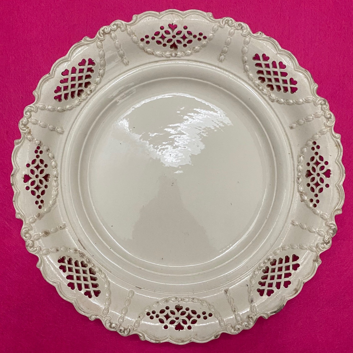 Antique Leeds Creamware Display  884
