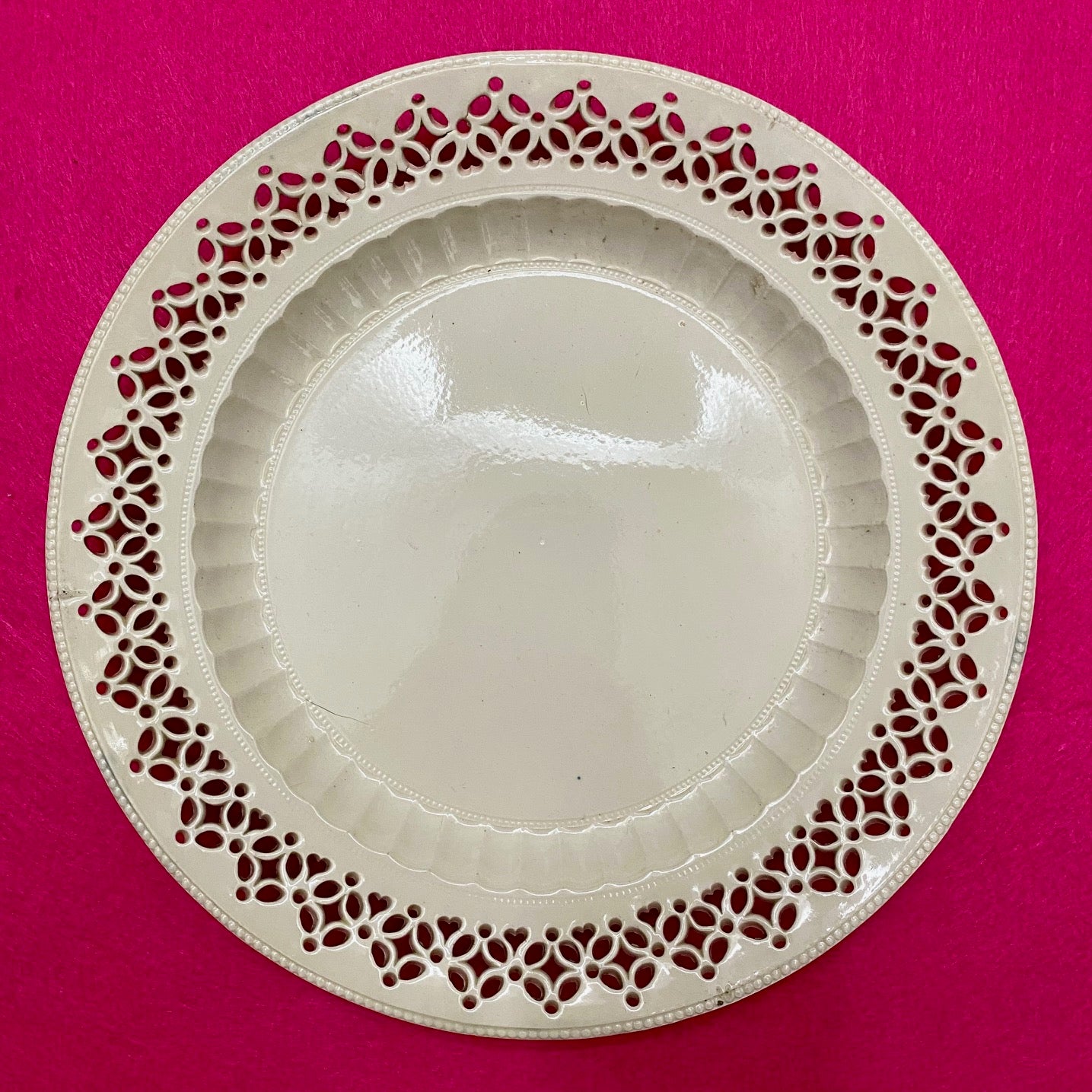Antique Leeds Creamware Display  884