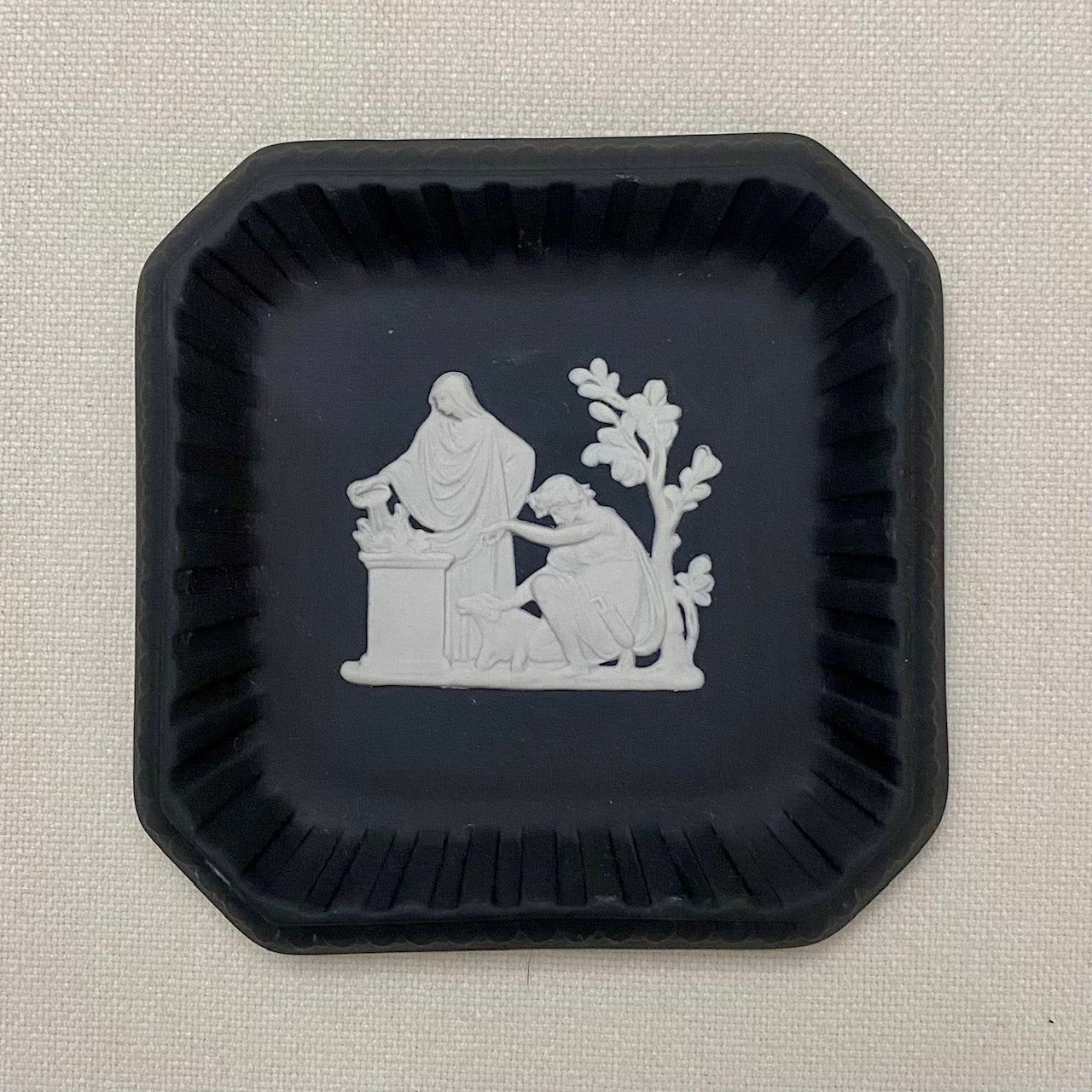 Black Wedgwood Jasperware Display  H173