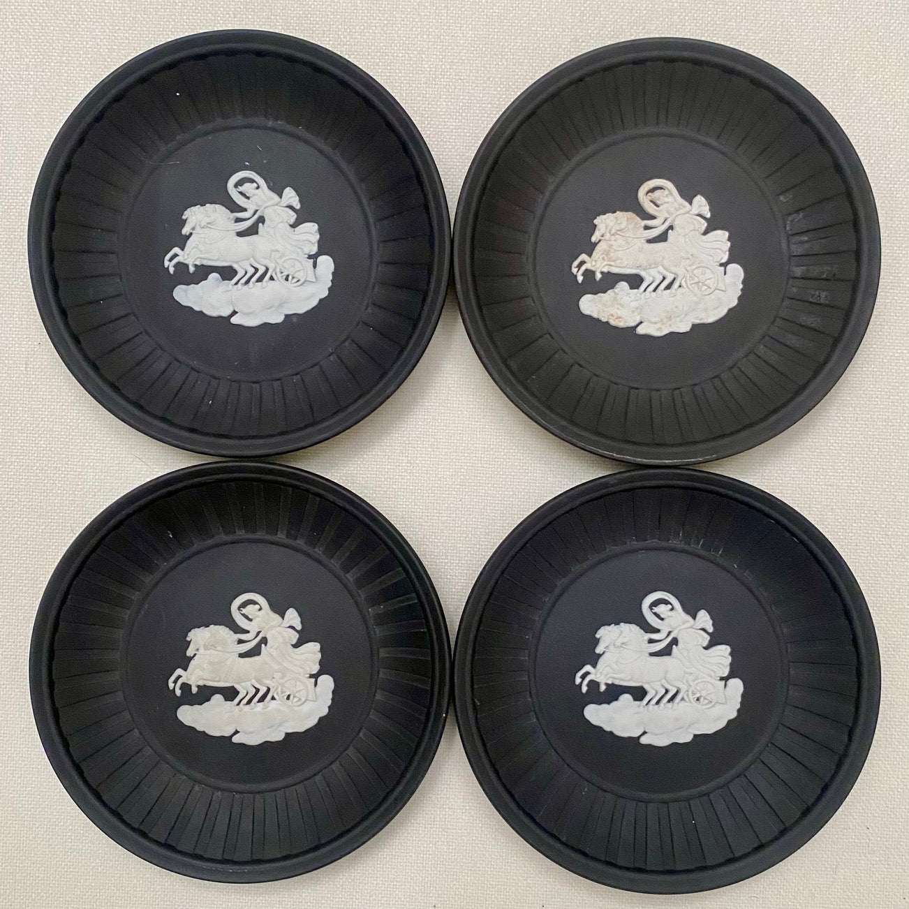 Black Wedgwood Jasperware Display  H173