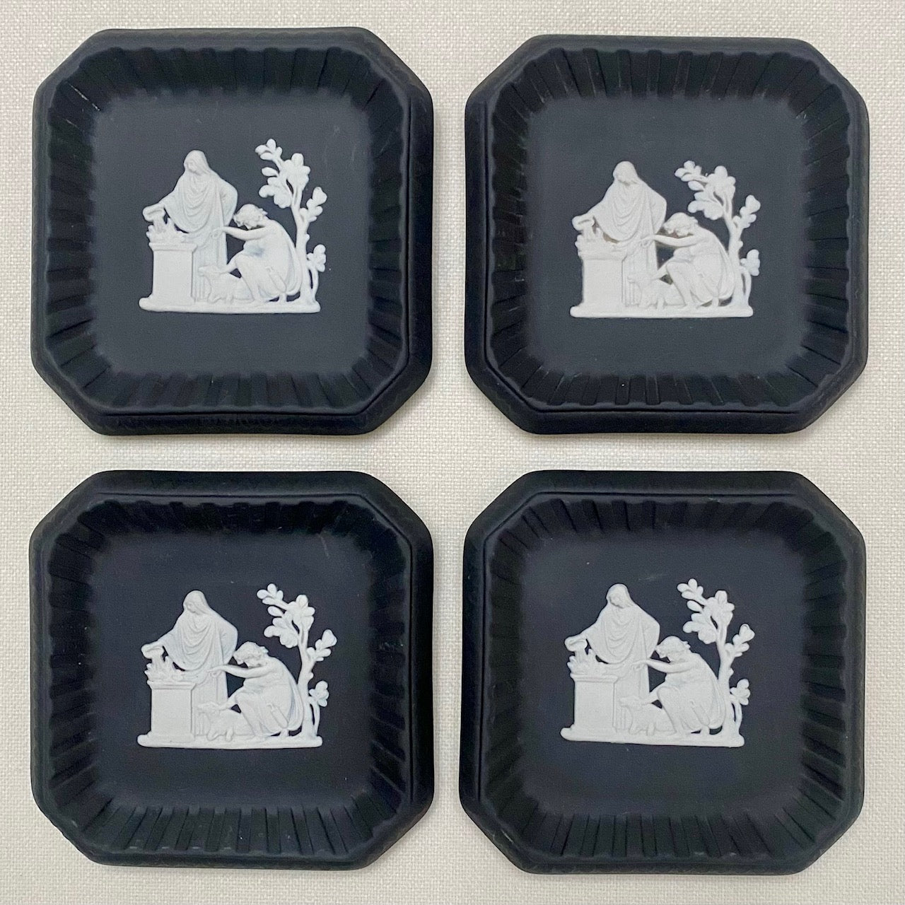 Black Wedgwood Jasperware Display  H173