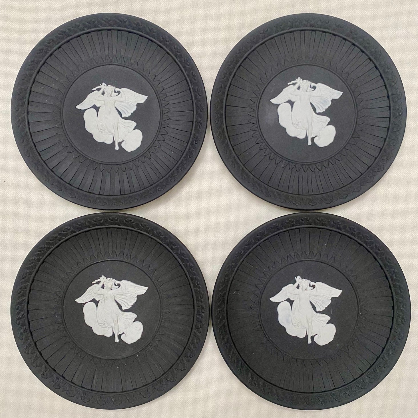 Black Wedgwood Jasperware Display  H173