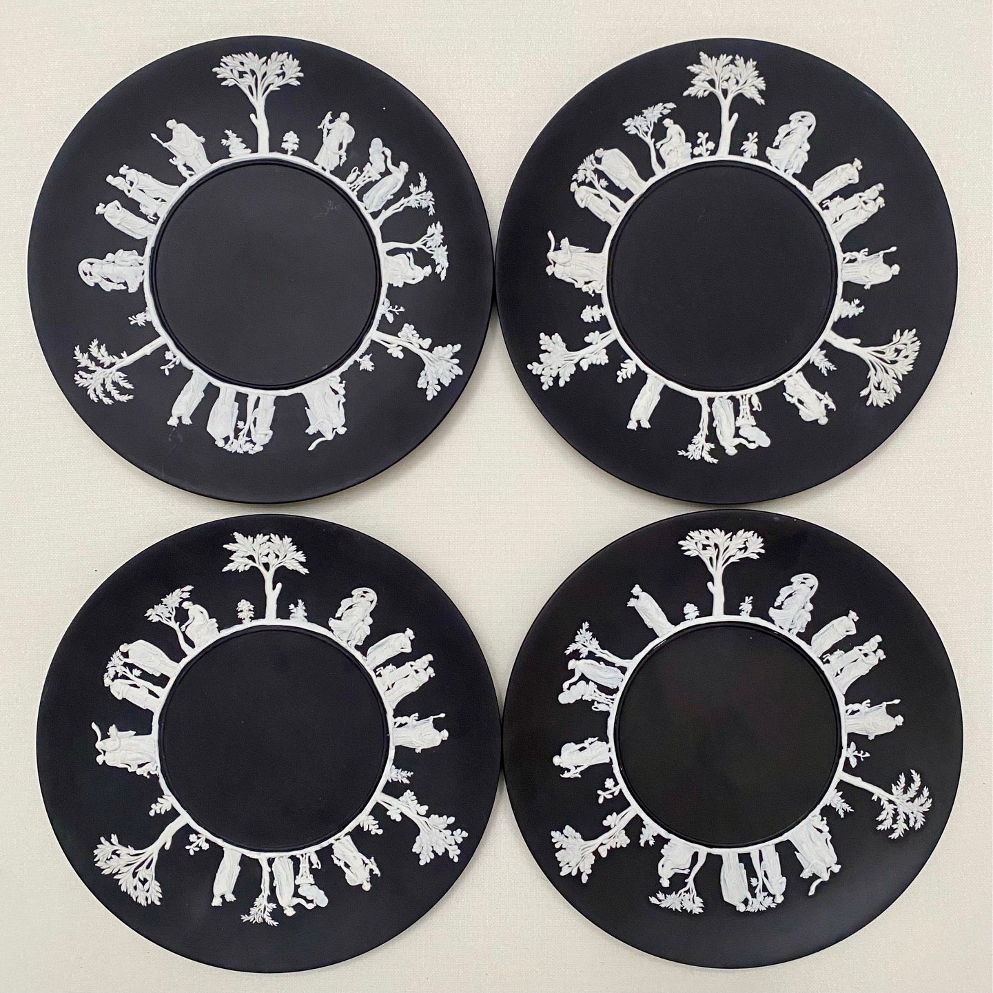 Black Wedgwood Jasperware Display  H173