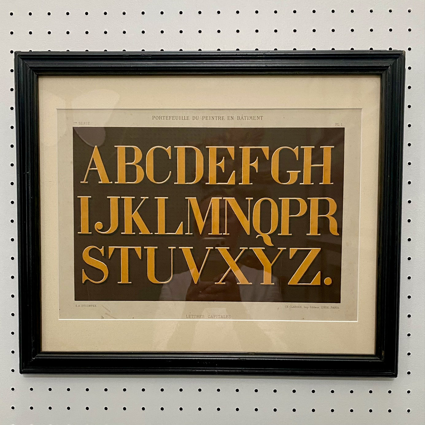 Set 12 Antique French Alphabet Prints