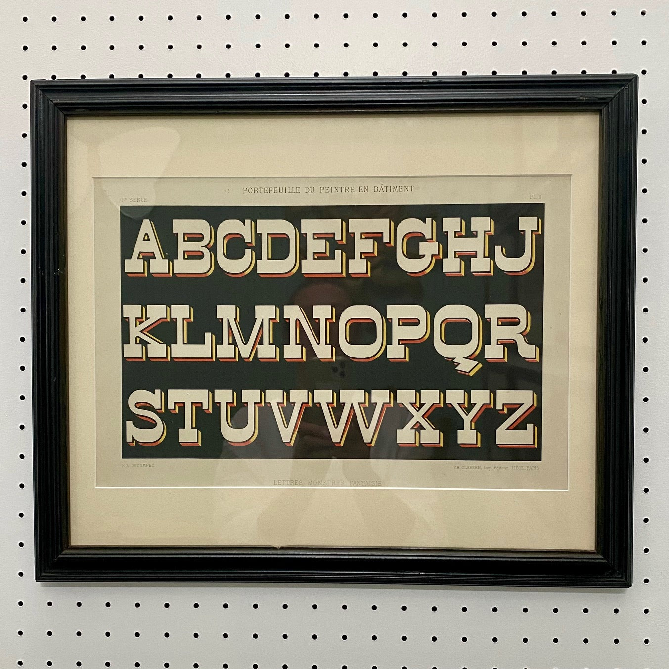 Set 12 Antique French Alphabet Prints
