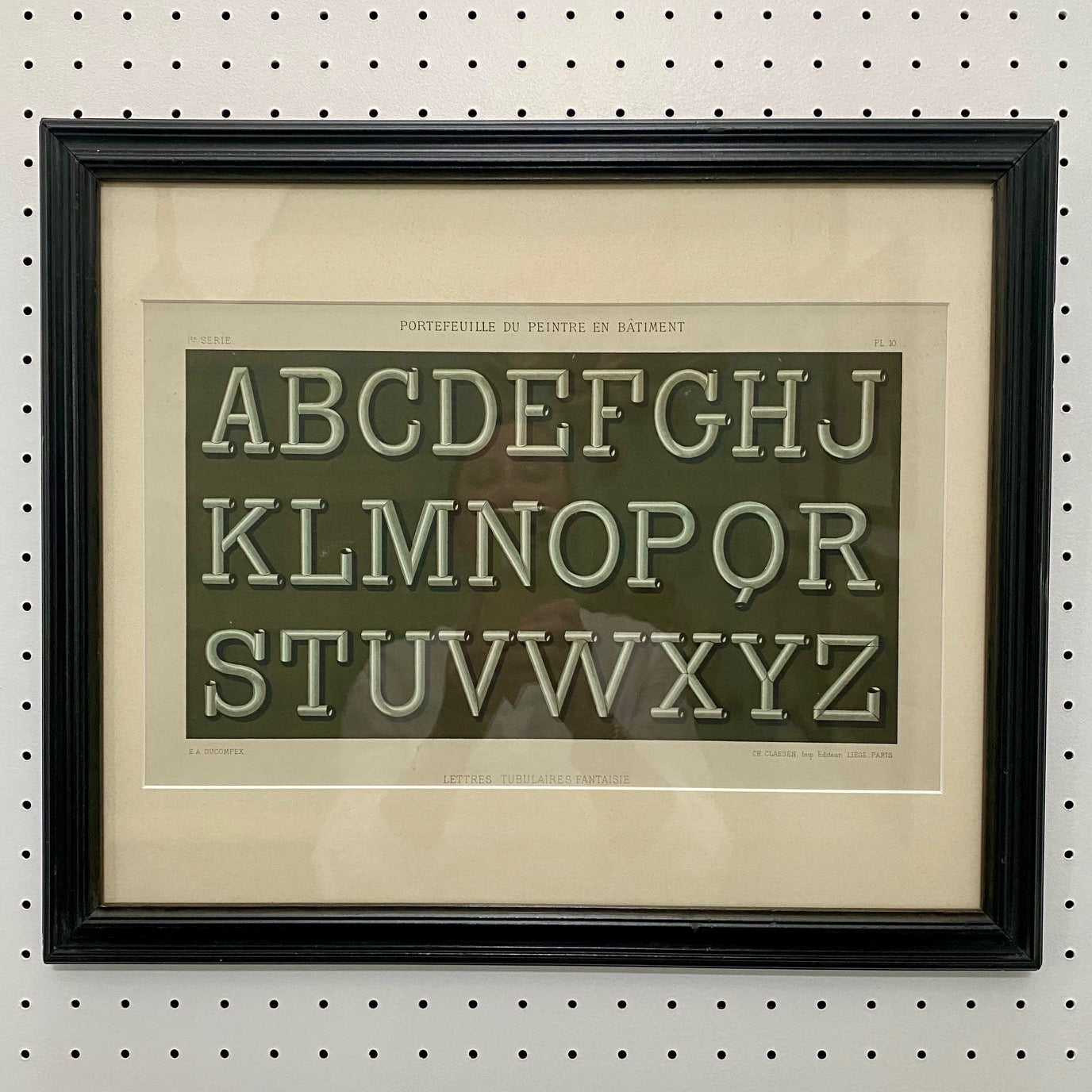 Set 12 Antique French Alphabet Prints