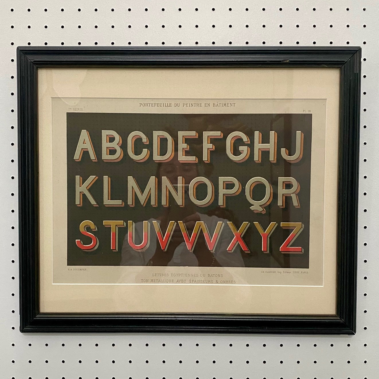 Set 12 Antique French Alphabet Prints
