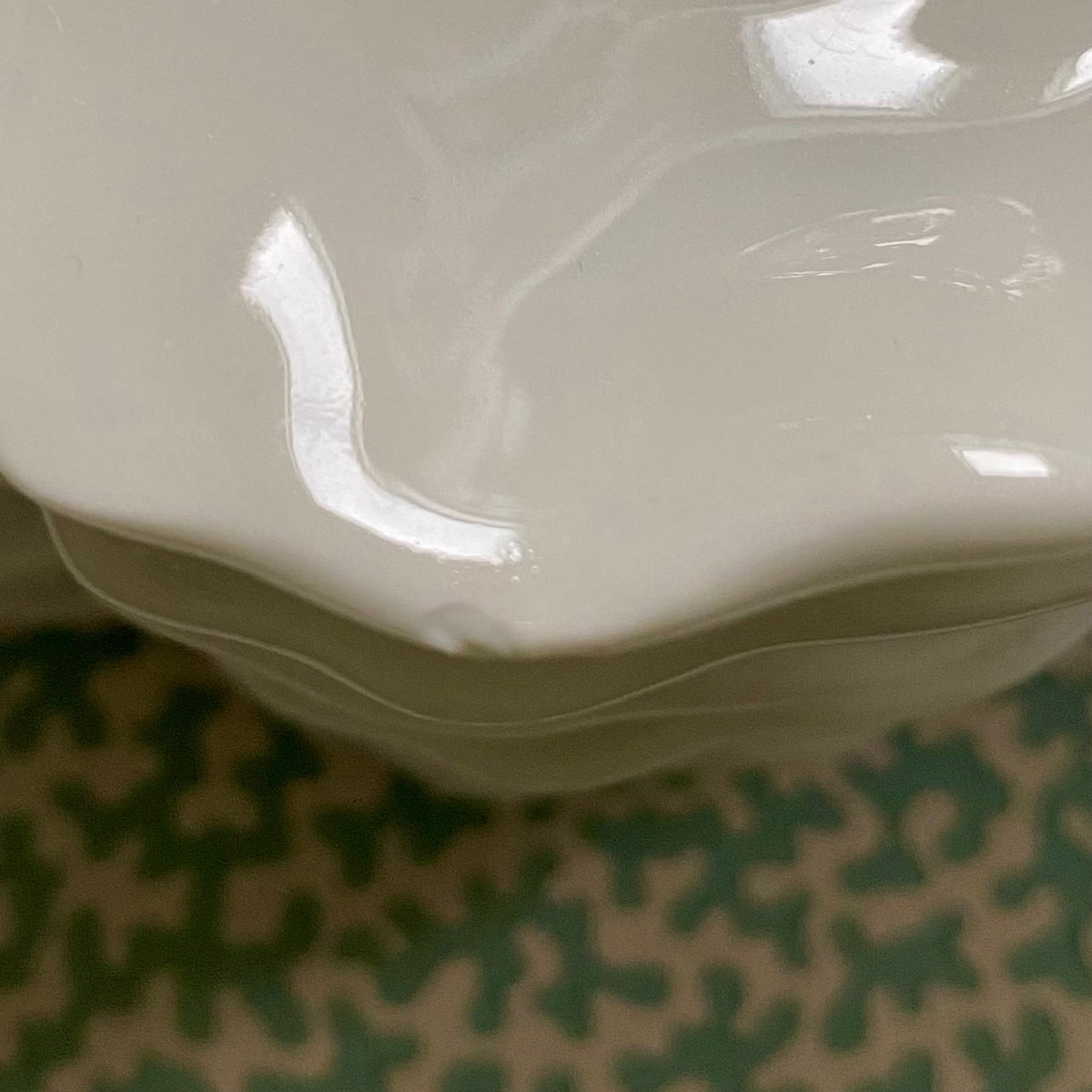 Six French Large White Oyster Plates  C133