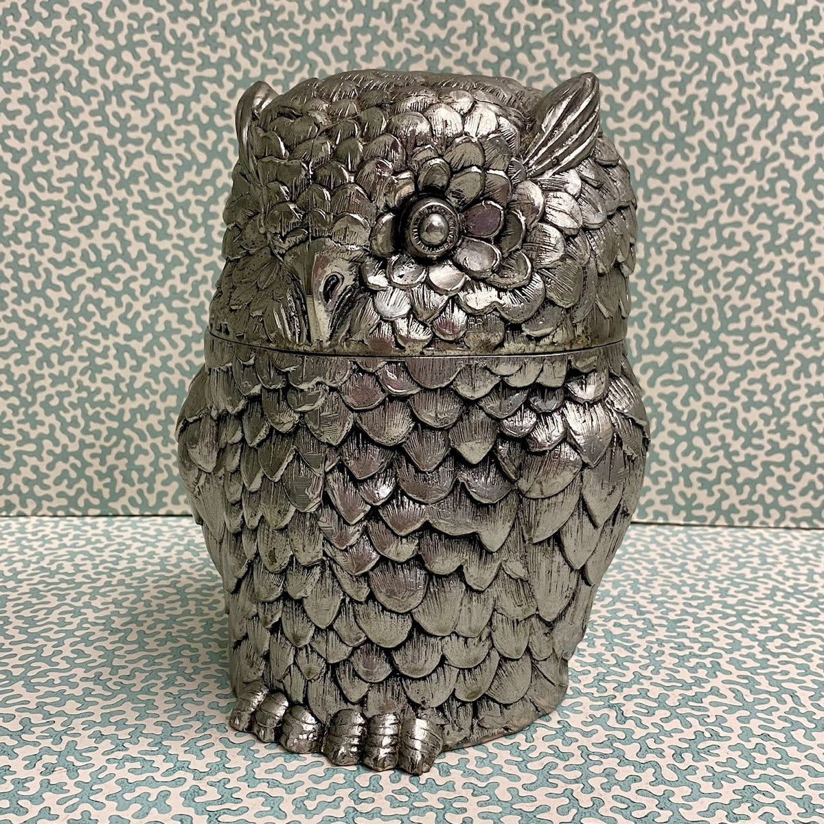 Fabulous 1960's Mauro Manetti Owl Ice Bucket  E152