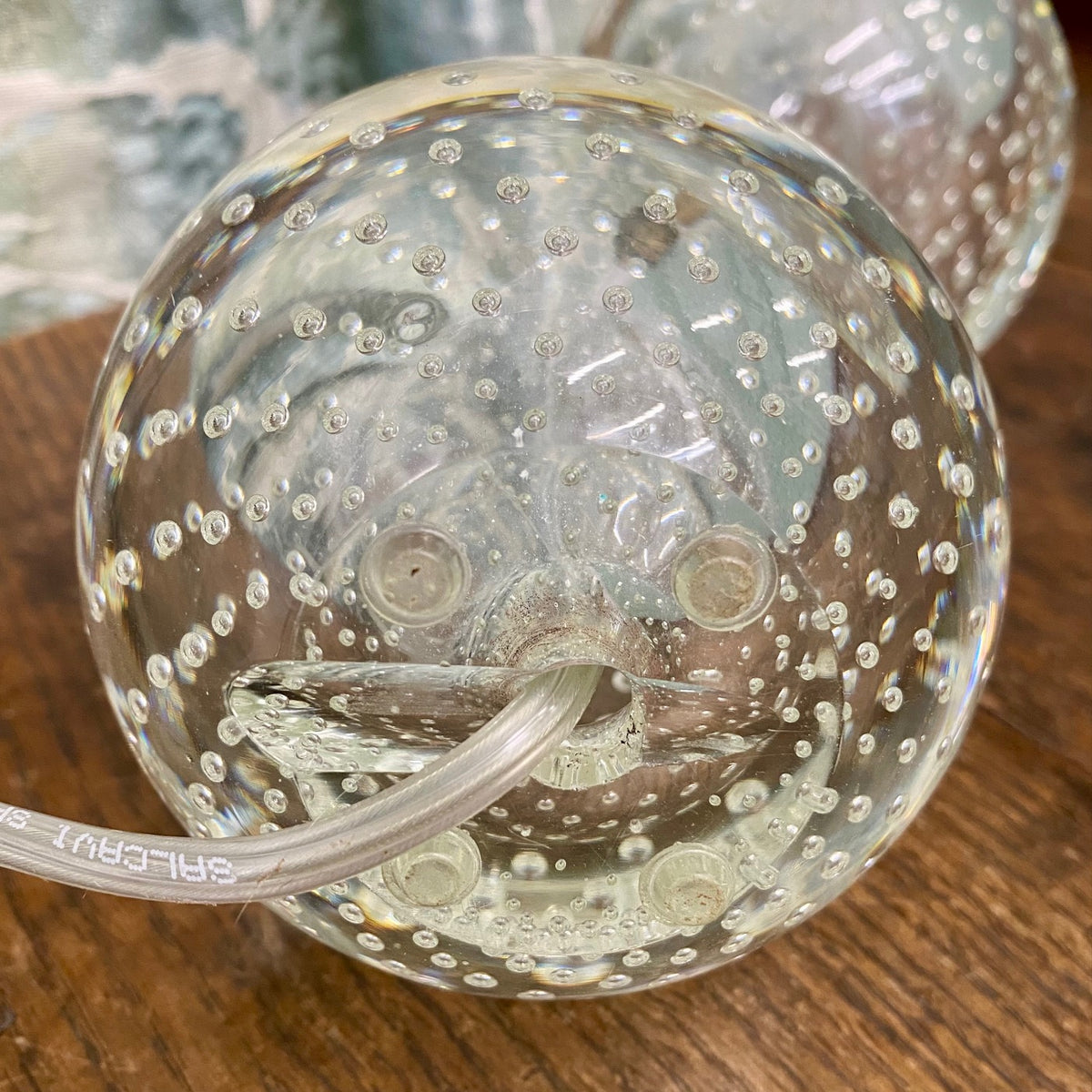 Pair Small Murano Bullicante Lamps  D166