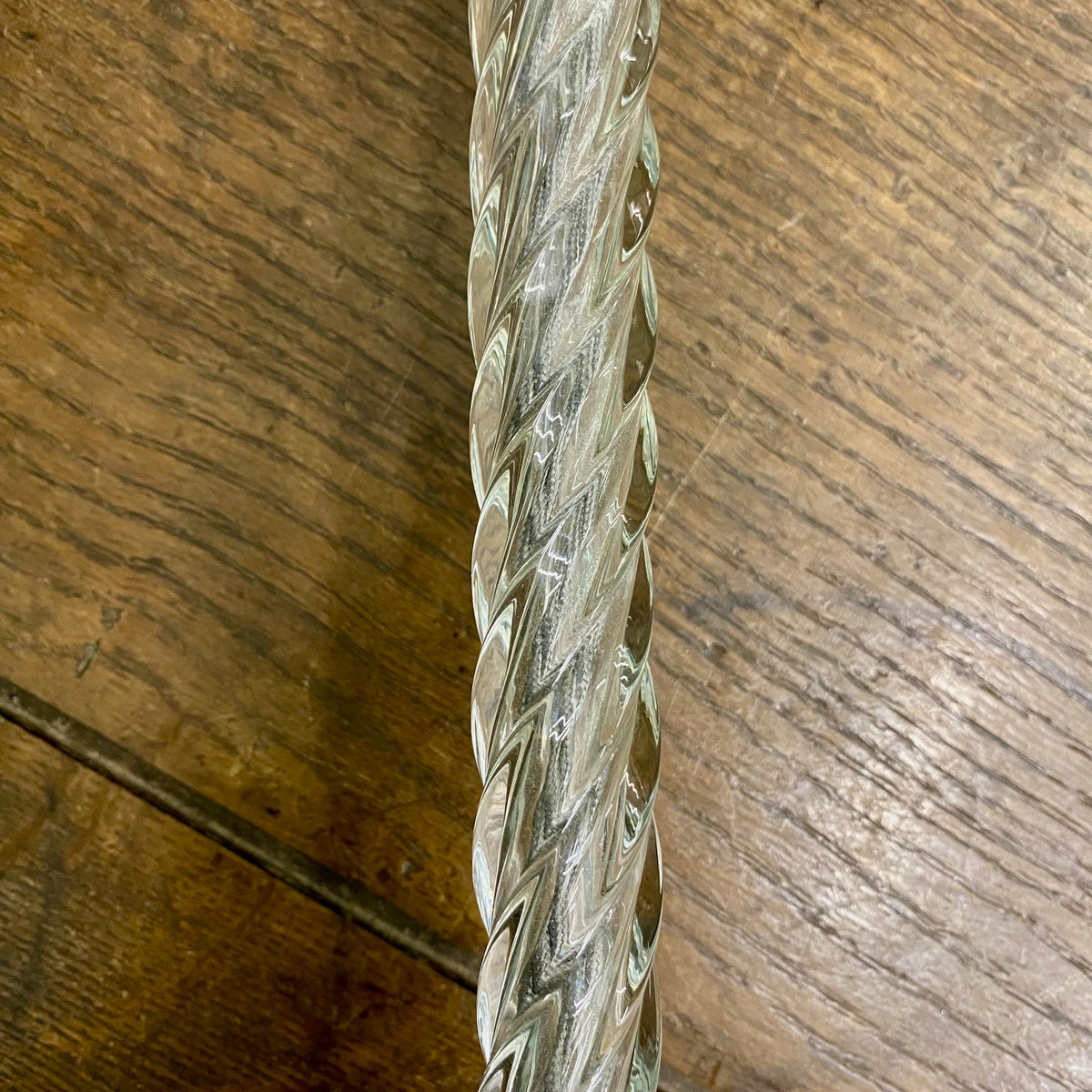 Tall Twisted Glass Column Table Lamp  J106