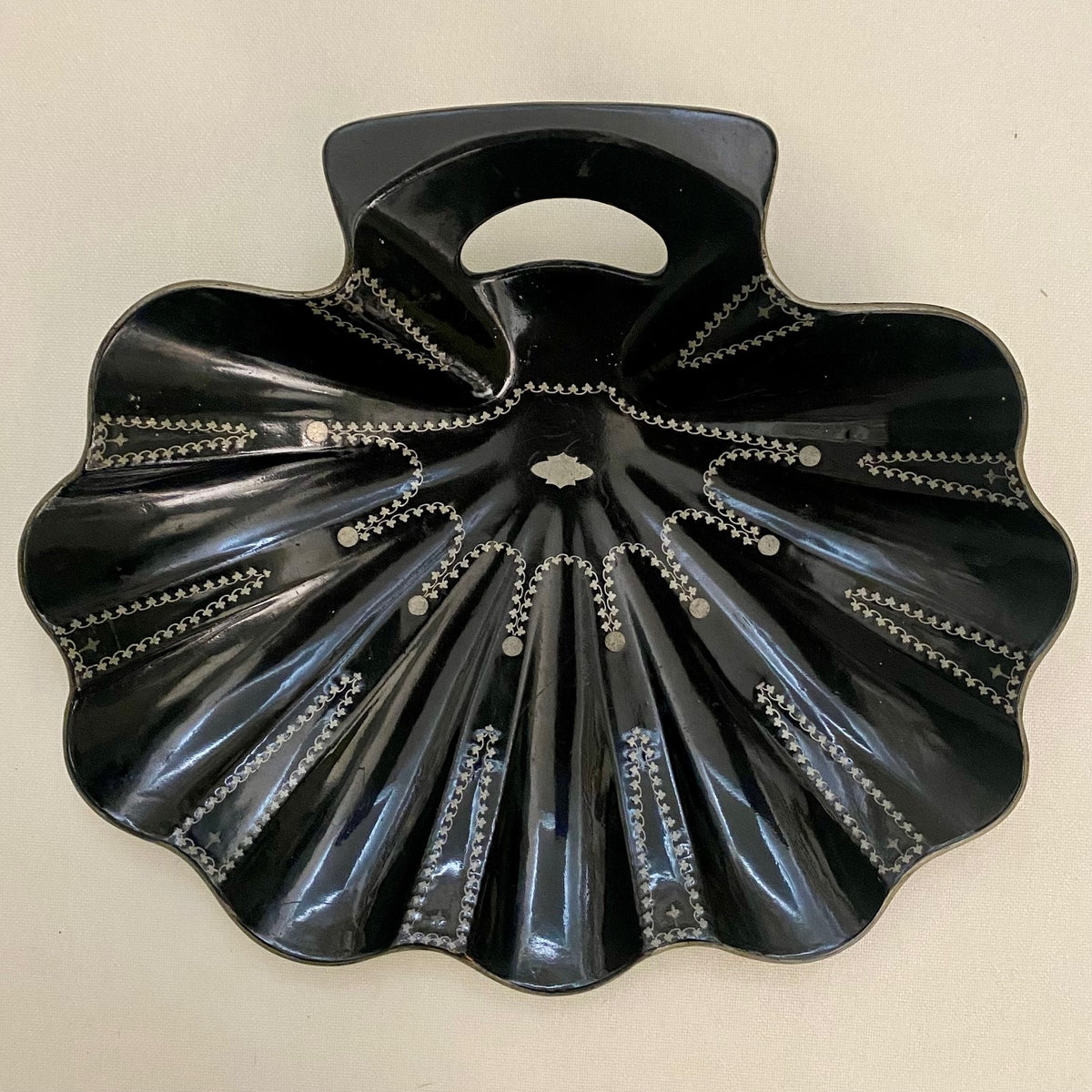 Antique Black Lacquer Display  V71