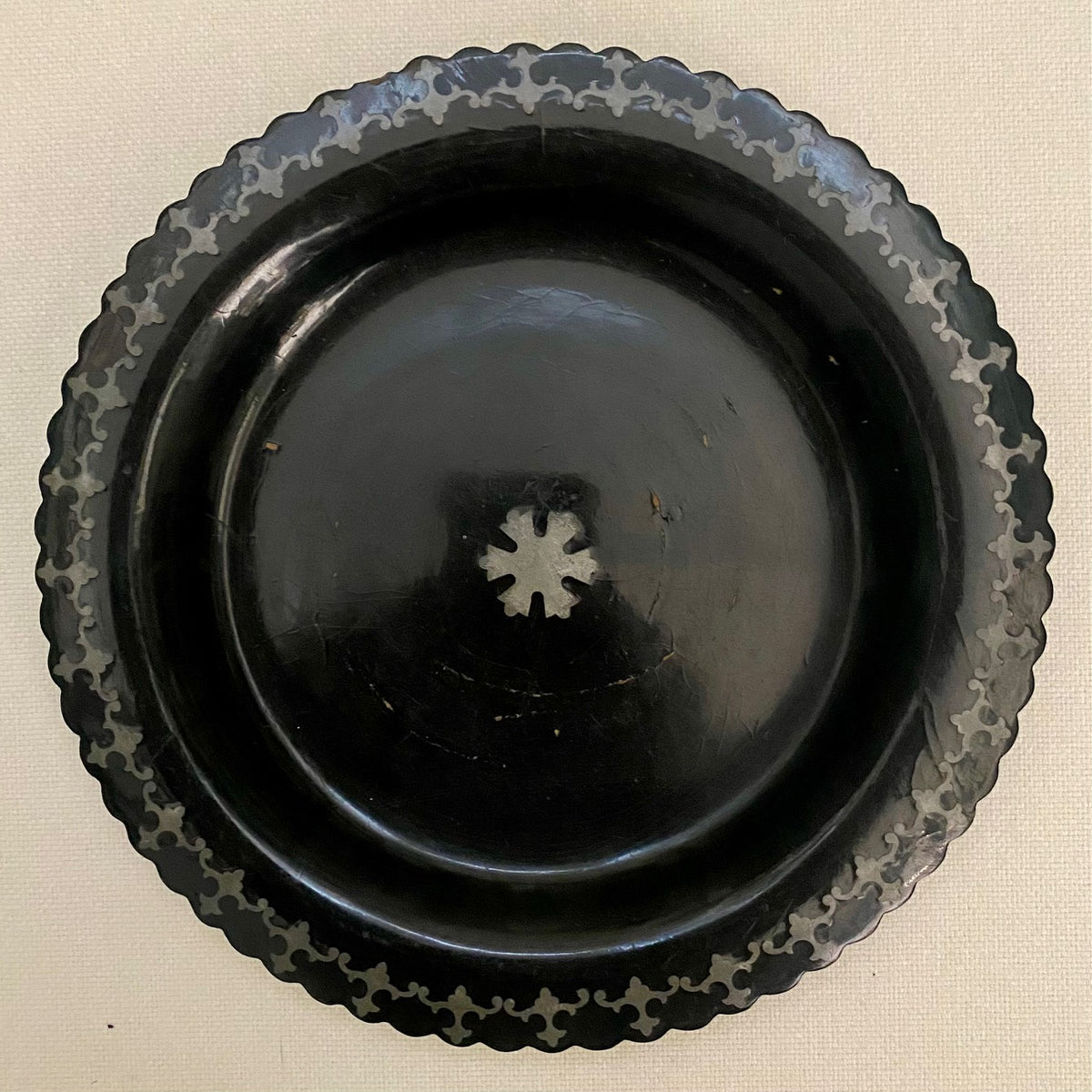 Antique Black Lacquer Display  V71