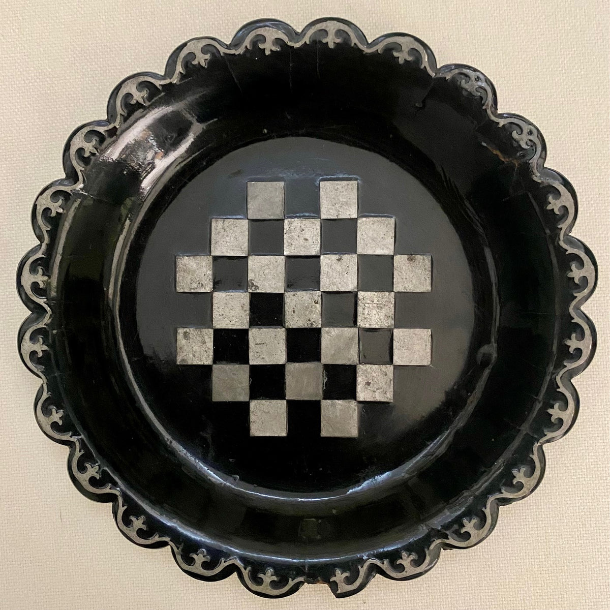 Antique Black Lacquer Display  V71