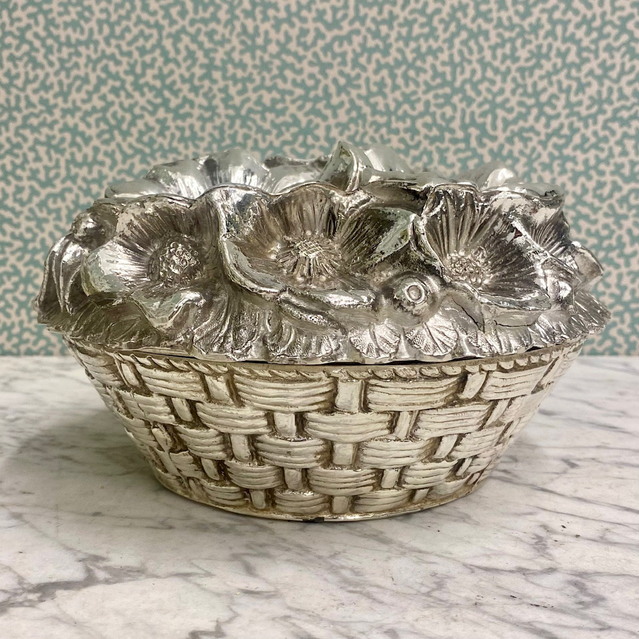 Mauro Manetti Basket of Flowers Ice Bucket