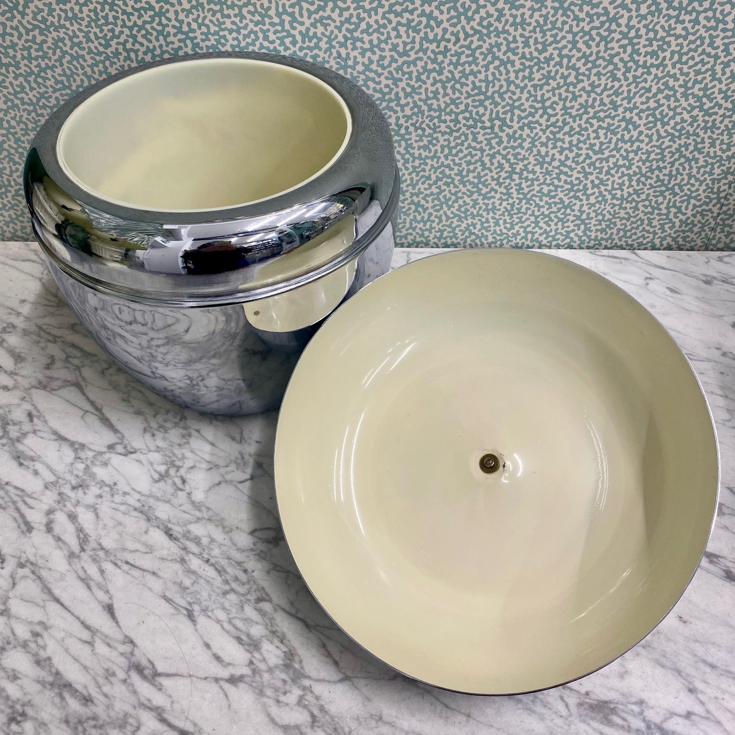 Huge 1960's Apple Ice Bucket