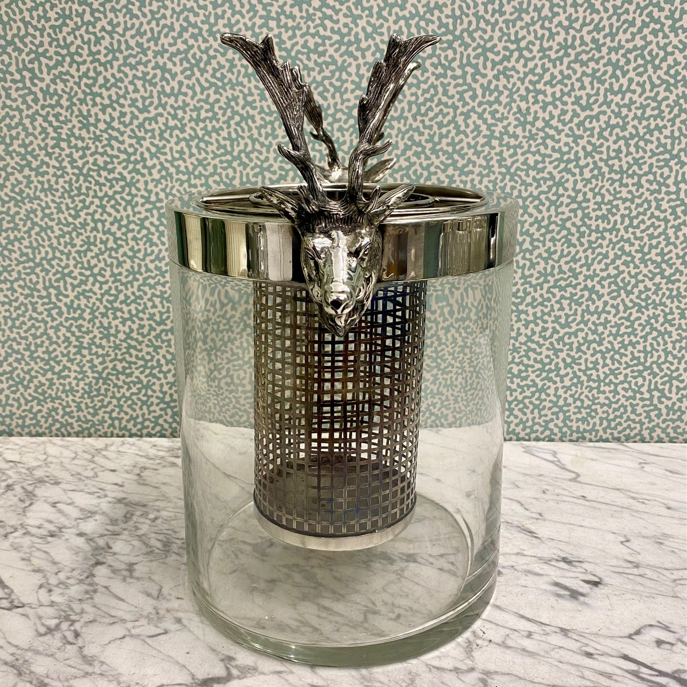 Duo 1960's Italian Stag Ice Bucket & Cooler